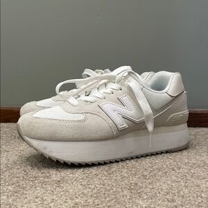 New Balance Women's White Sneakers